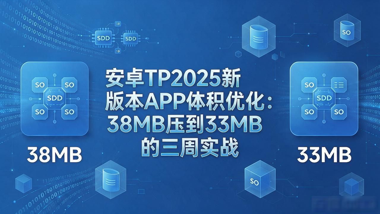 安卓TP2025新版本APP体积优化：38MB压到33MB的三周实战