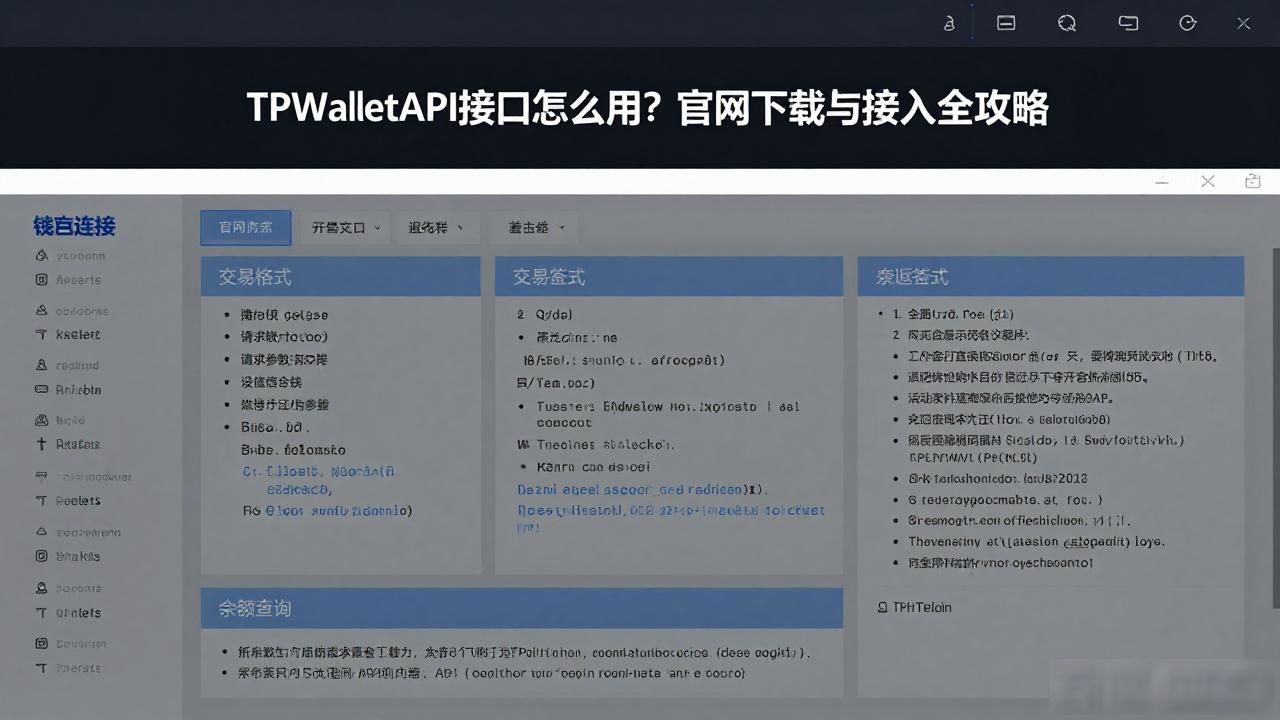 TPWallet API接口怎么用？官网下载与接入全攻略
