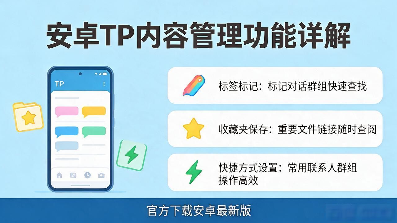 安卓TP官方下载最新版内容管理方法详解