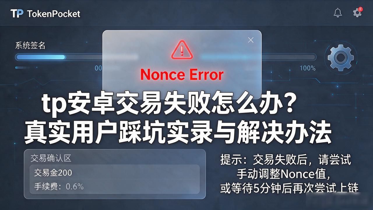 tp安卓2025交易失败怎么办？真实用户踩坑实录与解决办法