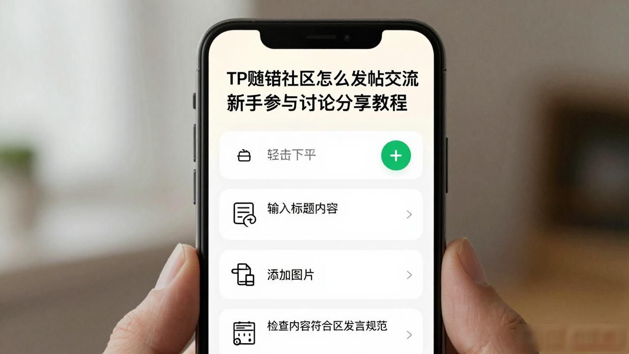 TP钱包社区怎么发帖交流 新手参与讨论分享教程