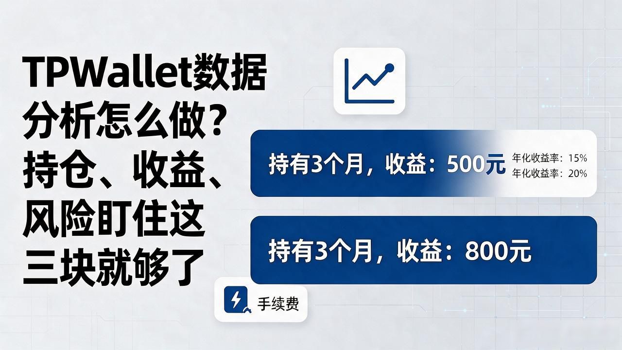 TPWallet数据分析怎么做？持仓、收益、风险盯住这三块就够了
