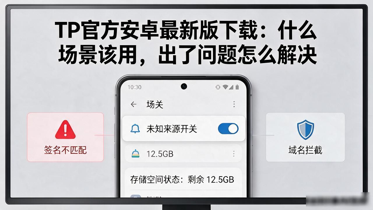 TP官方安卓最新版下载：什么场景该用，出了问题怎么解决