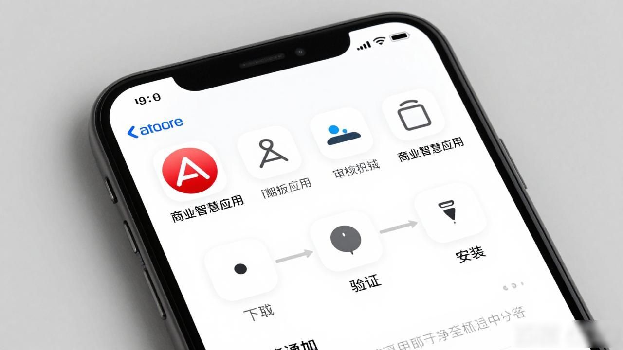 苹果手机安装商业智慧应用的正确方式