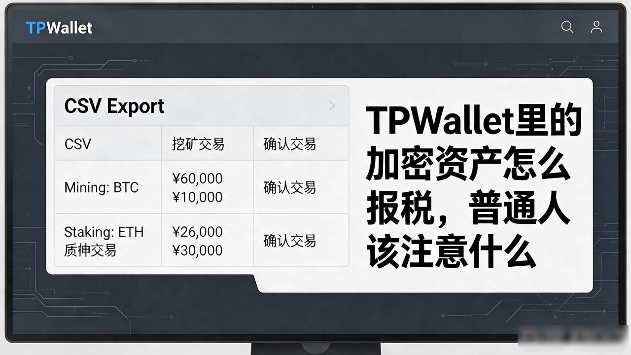 TPWallet里的加密资产怎么报税，普通人该注意什么