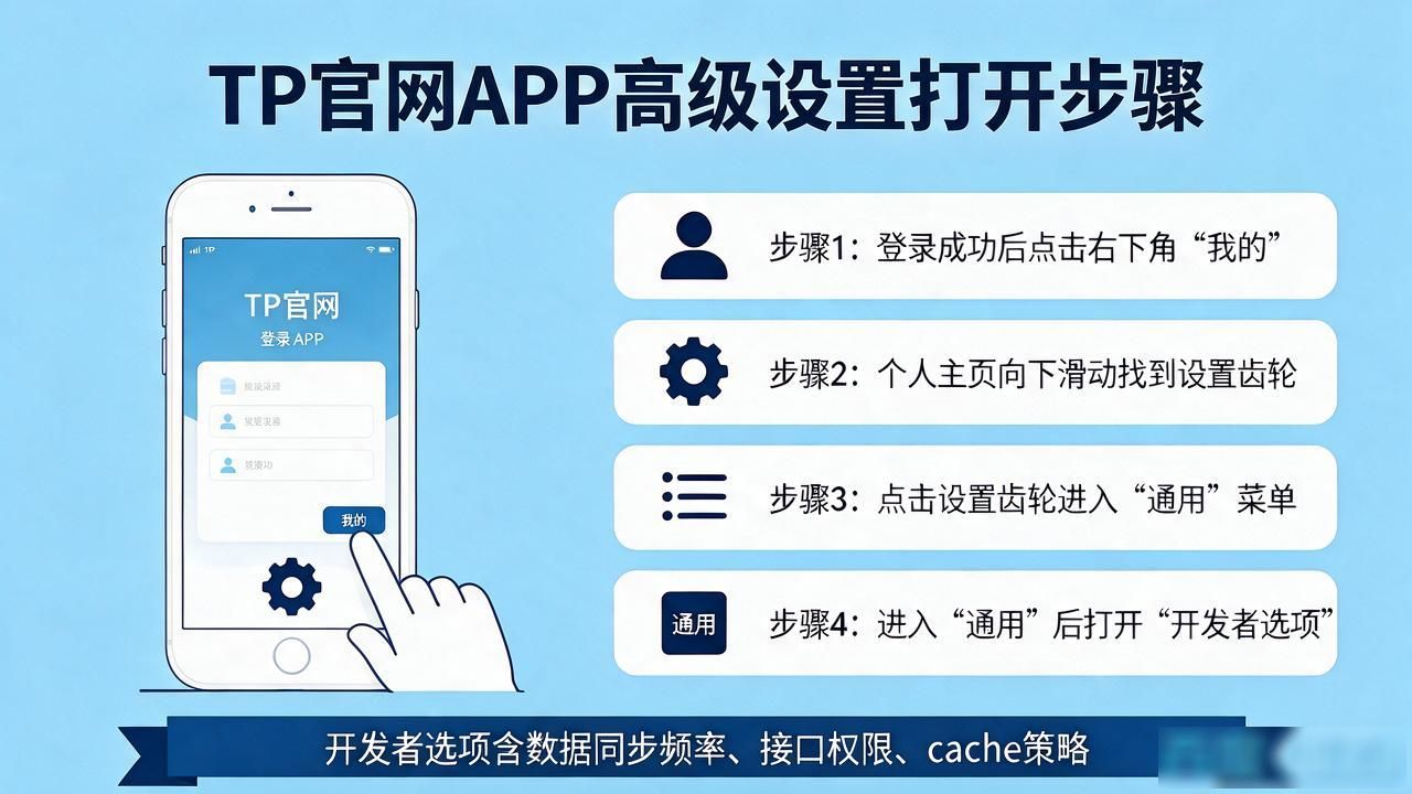 TP官网下载正版app后，高级设置怎么打开