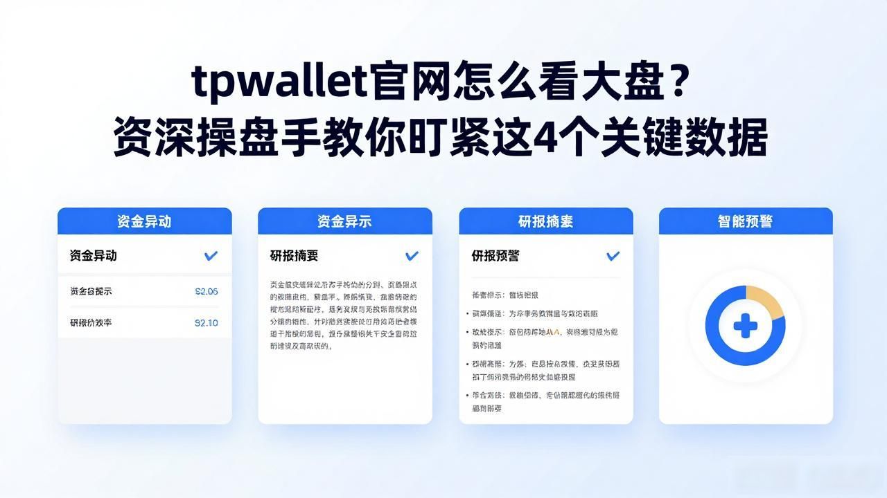 tpwallet官网怎么看大盘？资深操盘手教你盯紧这4个关键数据
