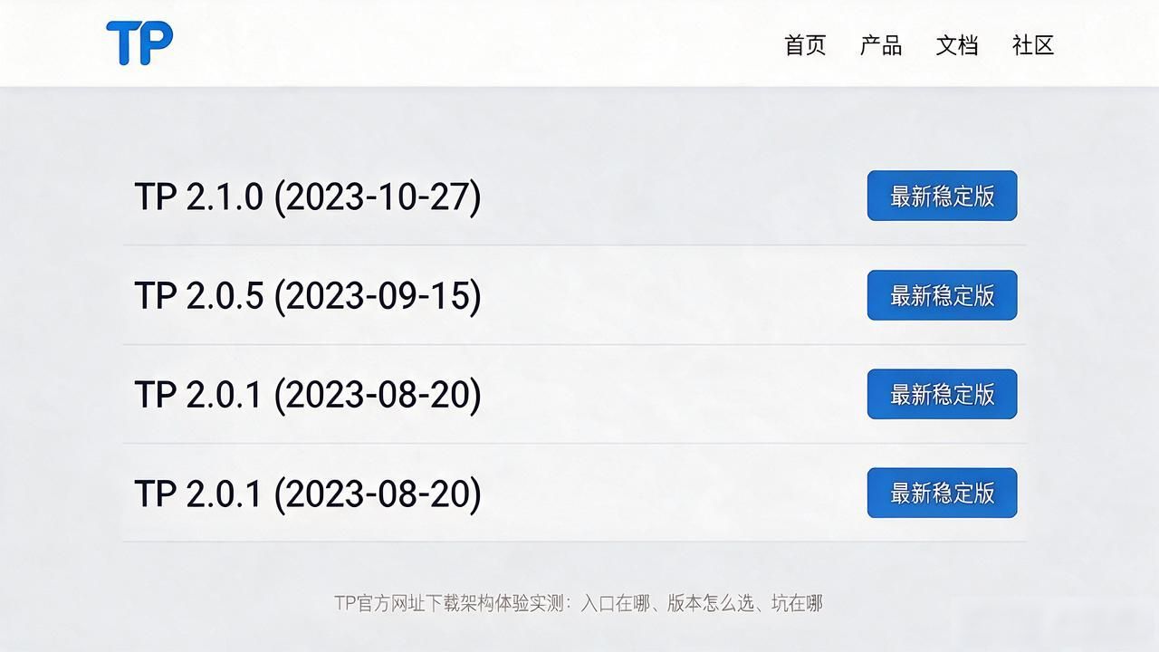 TP官方网址下载架构体验实测：入口在哪、版本怎么选、坑在哪