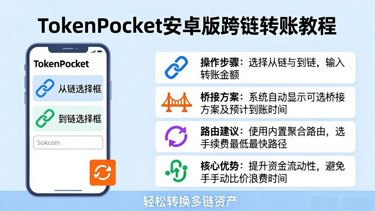 TokenPocket安卓版跨链转账教程：轻松转换多链资产