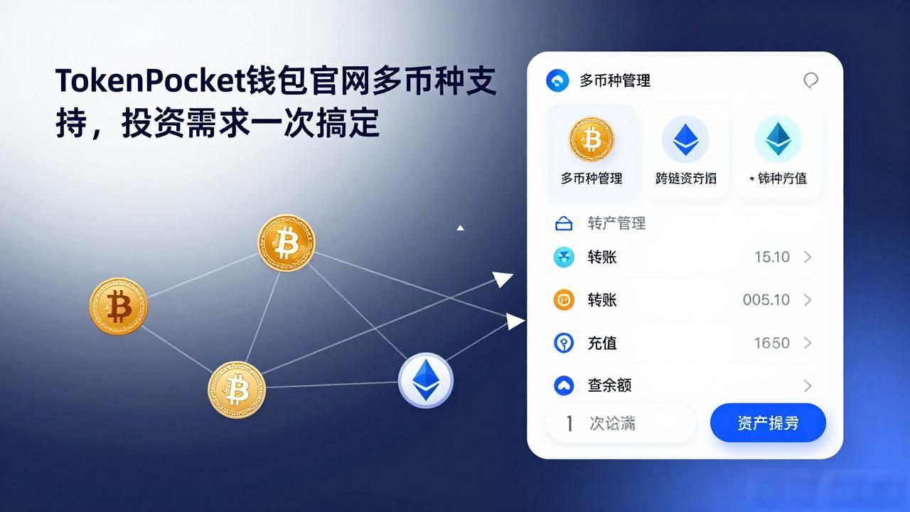 tokenpocket钱包官网的多种数字货币支持，满足用户的投资需求_TokenPocket跨链资产归集功能_TokenPocket钱包官网多币种管理