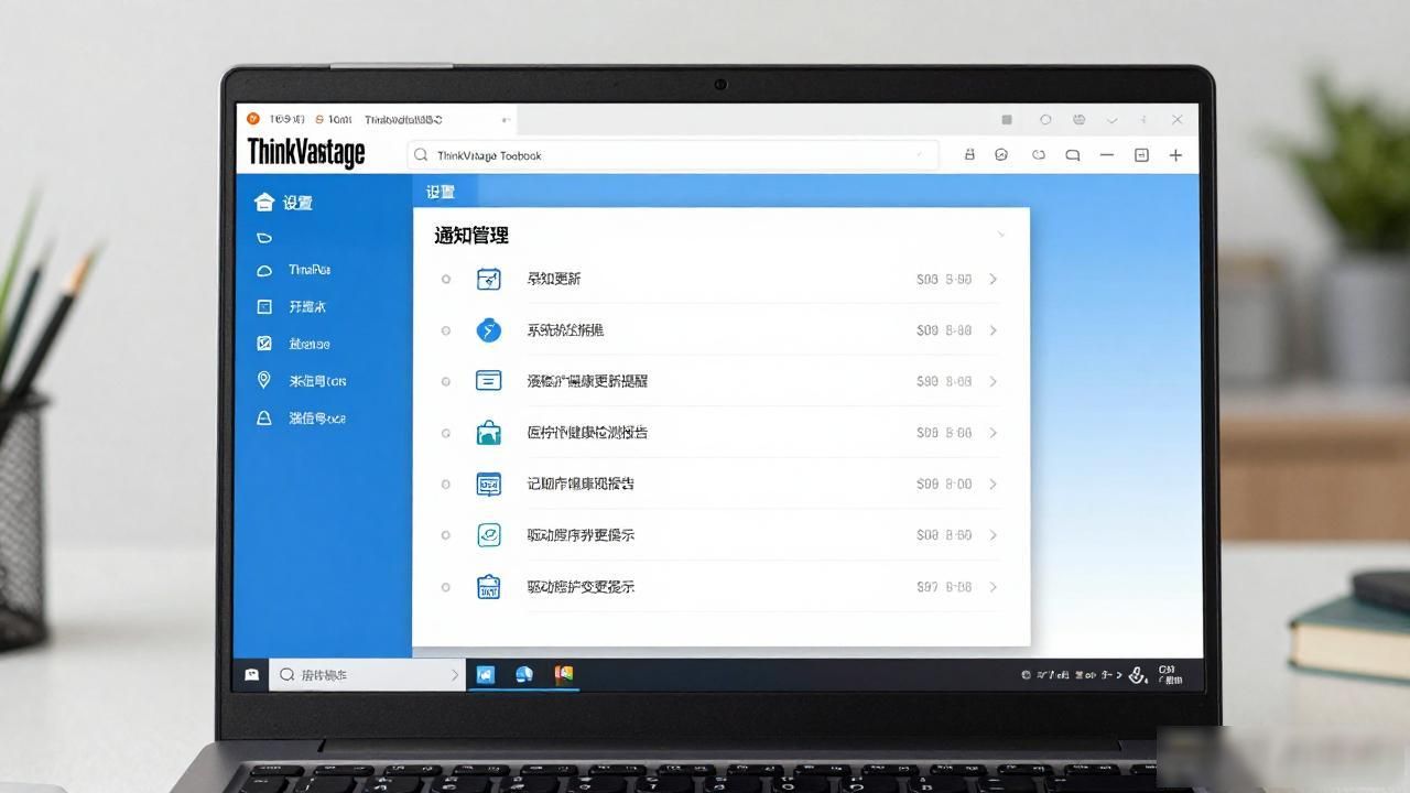 ThinkPad官方软件消息通知配置教程