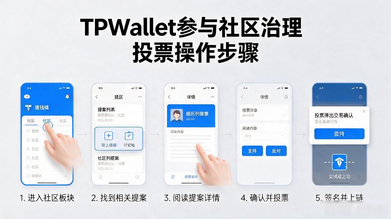 TPWallet参与社区治理投票怎么操作？连钱包、提提案、投完票