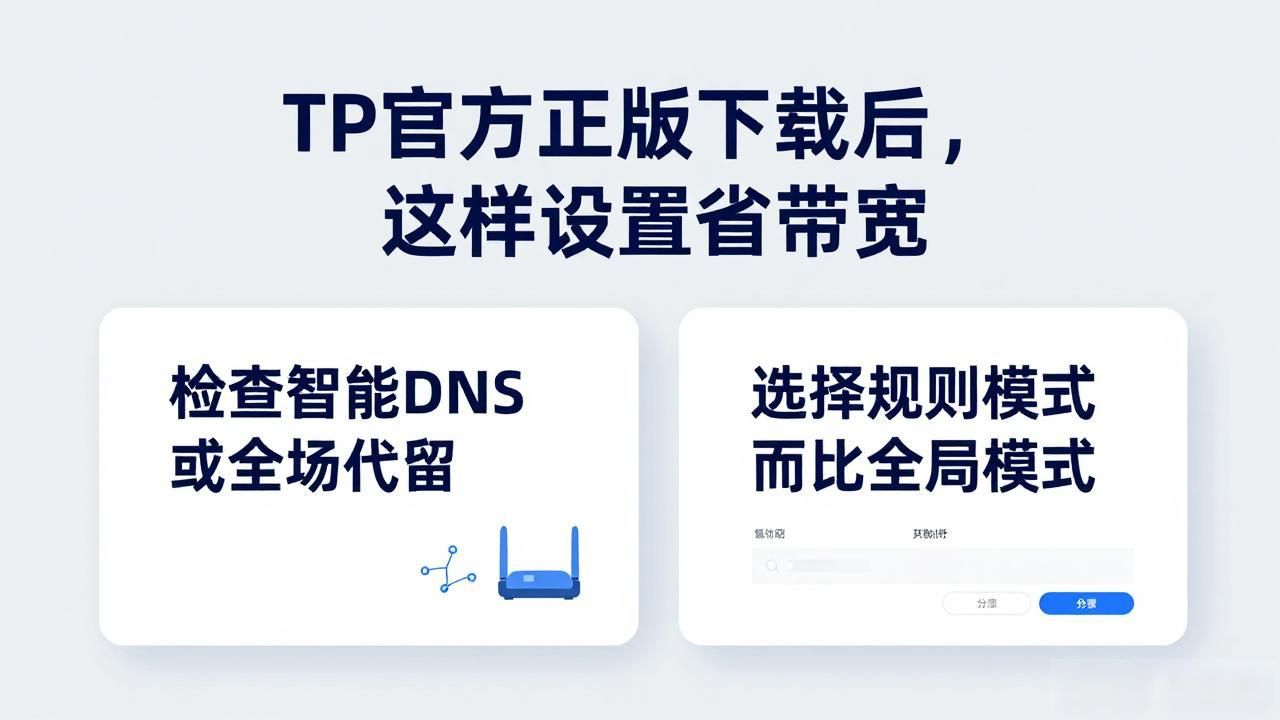 TP官方正版下载后，这样设置省带宽