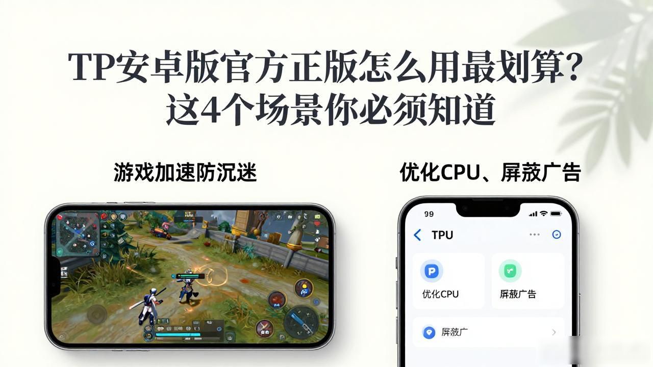 TP安卓版官方正版怎么用最划算？这4个场景你必须知道