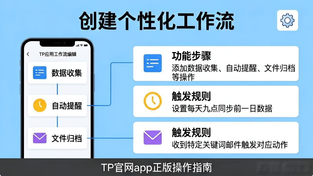 TP官网下载app正版后如何创建个性化工作流？