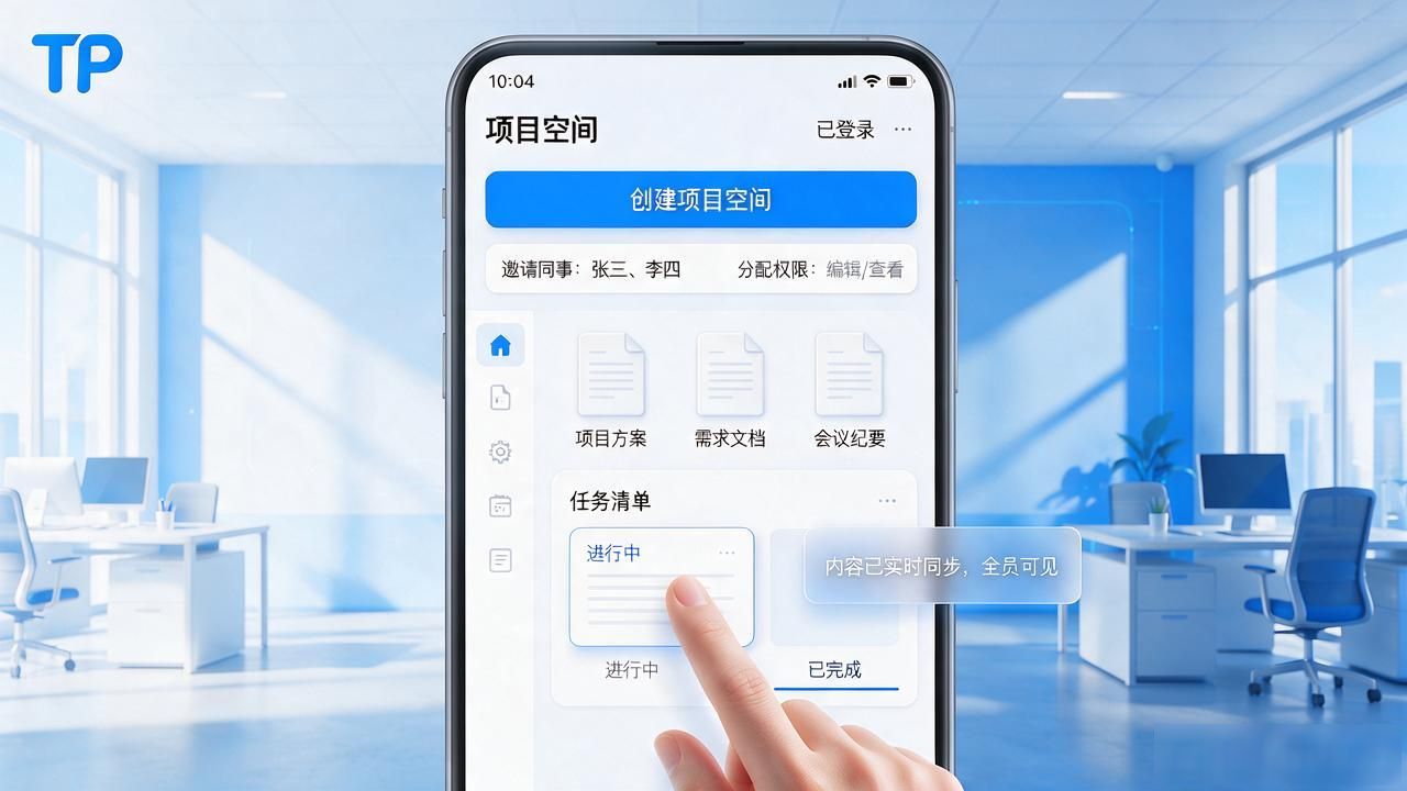 TP官方App怎么下载安装？在线协作二十分钟搞定