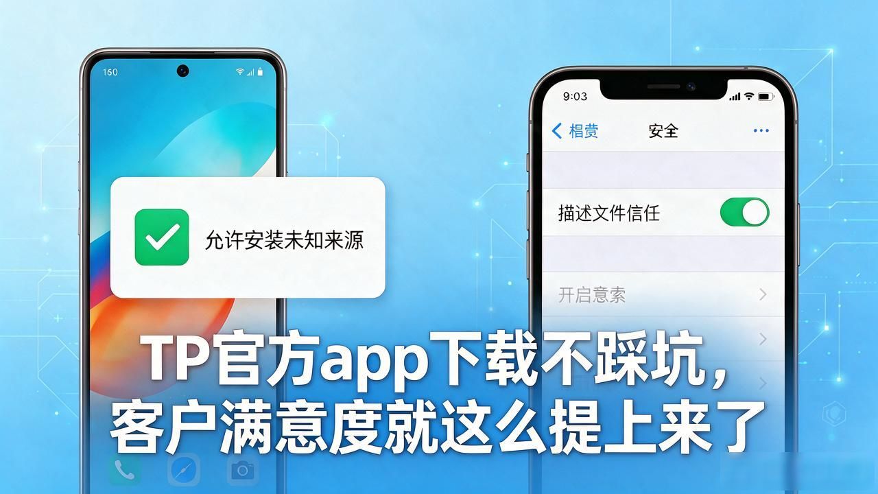 TP官方app下载不踩坑，客户满意度就这么提上来了