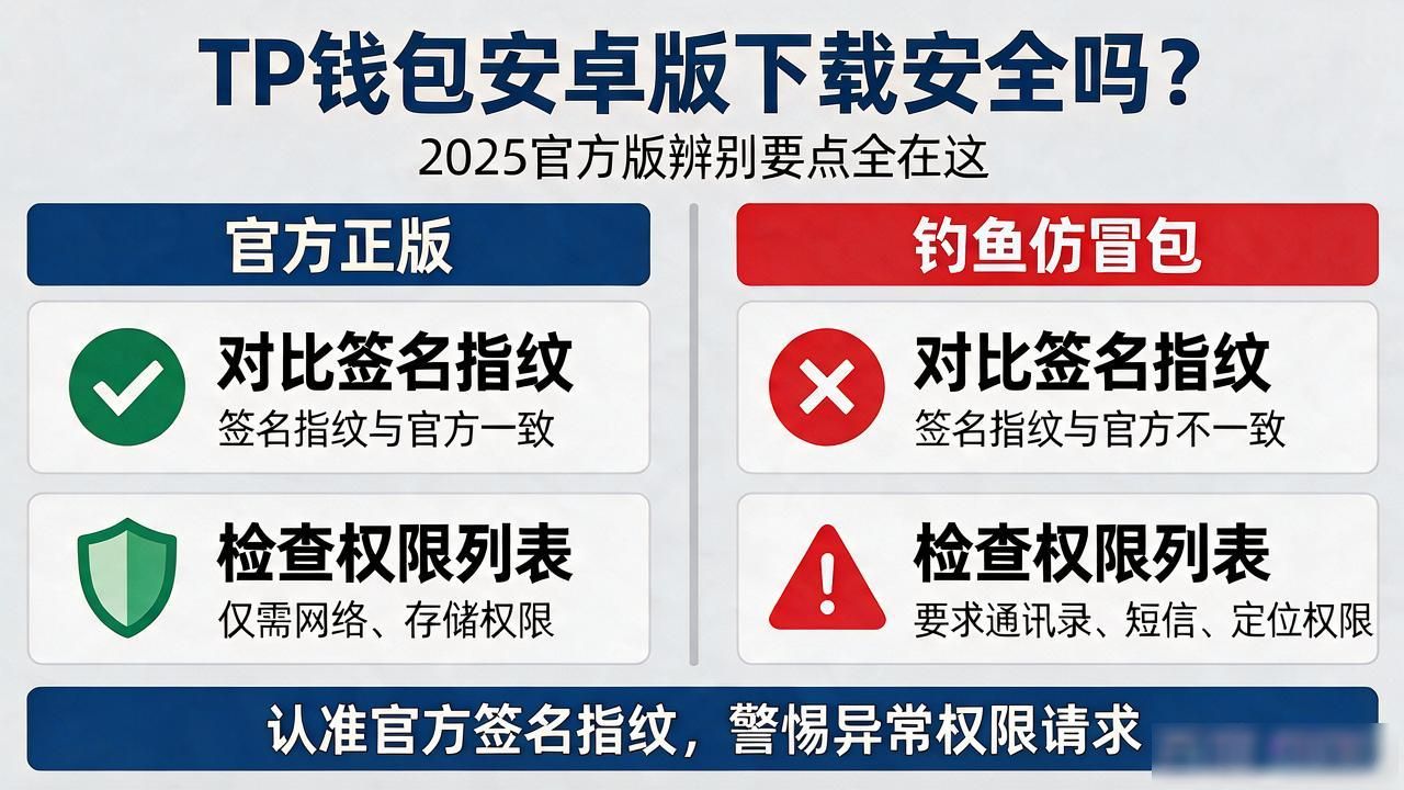 TP钱包安卓版下载安全吗？2025官方版辨别要点全在这
