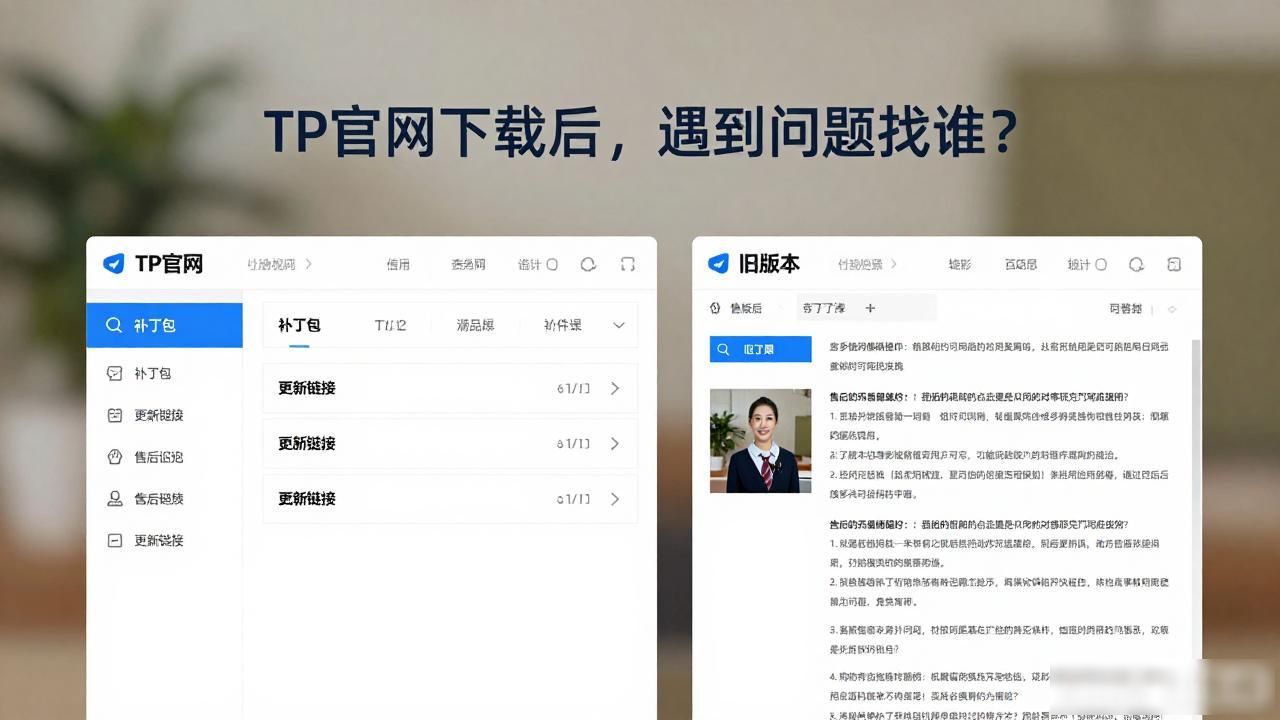 TP官网下载后，遇到问题找谁？