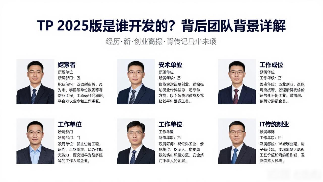 TP2025版技术团队_了解TP 2025版的开发者背景_TP2025版开发者背景